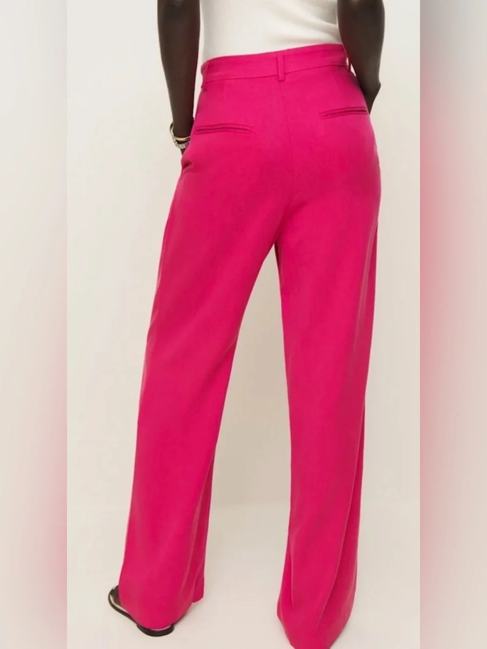 Reformation Mason Trouser Pant Pink Size 6